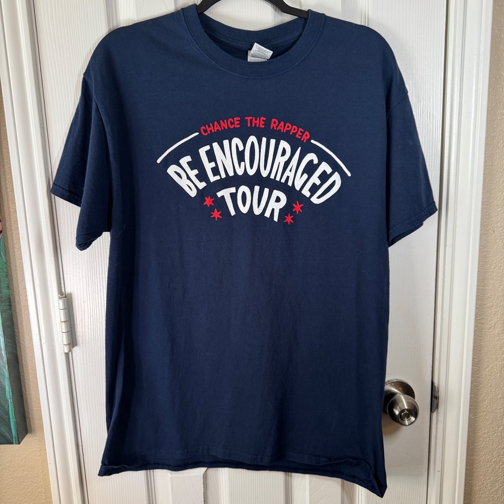 Chance The Rapper 2017 Be Encouraged Tour Concert T Shirt Men's Size Large